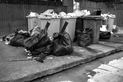 Eco-friendly disposal during garage clearance